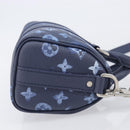 LOUIS VUITTON Monogram Watercolor Keepall XS Hand Bag Navy M57844 Auth 209582SAM-4