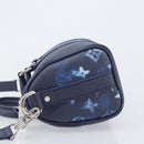 LOUIS VUITTON Monogram Watercolor Keepall XS Hand Bag Navy M57844 Auth 209582SAM-5
