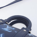 LOUIS VUITTON Monogram Watercolor Keepall XS Hand Bag Navy M57844 Auth 209582SAM-8