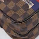 LOUIS VUITTON Damier Ebene Amazon Shoulder Bag N42703 LV Auth 209583M-17