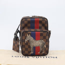 LOUIS VUITTON Damier Ebene Amazon Shoulder Bag N42703 LV Auth 209583M-12