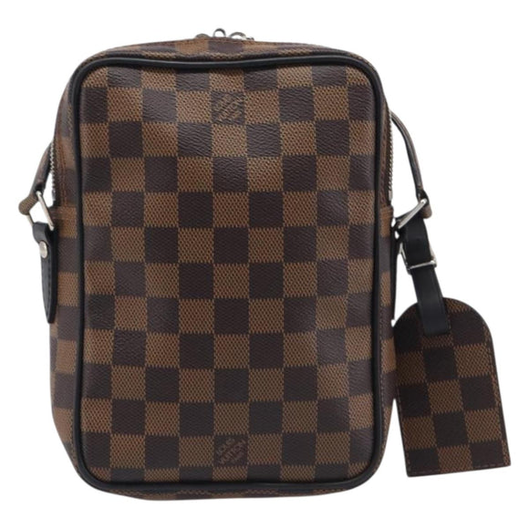 LOUIS VUITTON Damier Ebene Amazon Shoulder Bag N42703 LV Auth 209583M
