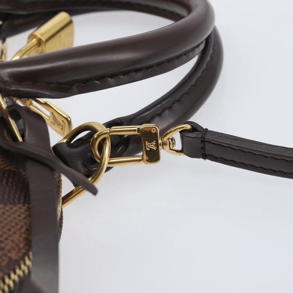 LOUIS VUITTON Damier Ebene Alma BB Hand Bag N40606 LV Auth 209584V