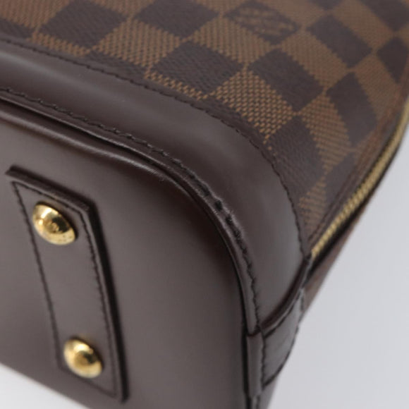LOUIS VUITTON Damier Ebene Alma BB Hand Bag N40606 LV Auth 209584V