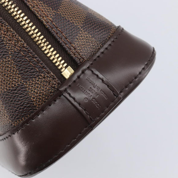 LOUIS VUITTON Damier Ebene Alma BB Hand Bag N40606 LV Auth 209584V