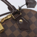 LOUIS VUITTON Damier Ebene Alma BB Hand Bag N40606 LV Auth 209584V-20