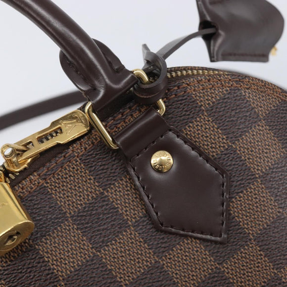 LOUIS VUITTON Damier Ebene Alma BB Hand Bag N40606 LV Auth 209584V