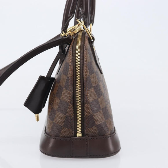 LOUIS VUITTON Damier Ebene Alma BB Hand Bag N40606 LV Auth 209584V