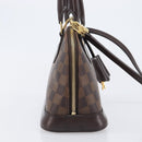 LOUIS VUITTON Damier Ebene Alma BB Hand Bag N40606 LV Auth 209584V-5