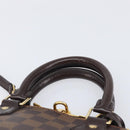 LOUIS VUITTON Damier Ebene Alma BB Hand Bag N40606 LV Auth 209584V-8