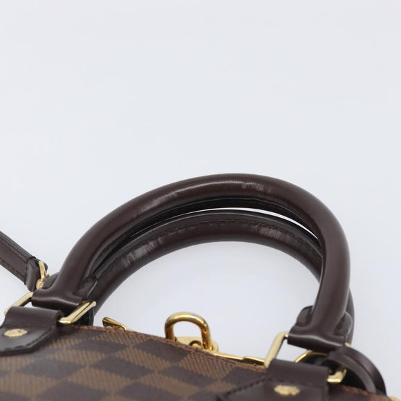 LOUIS VUITTON Damier Ebene Alma BB Hand Bag N40606 LV Auth 209584V