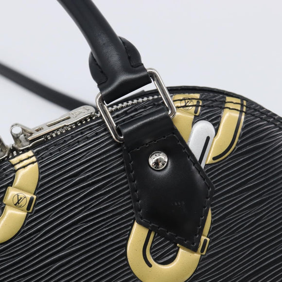 LOUIS VUITTON Epi Chain Alma BB Hand Bag Black M42482 LV Auth 209587SAM