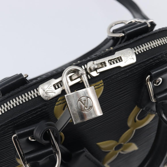 LOUIS VUITTON Epi Chain Alma BB Hand Bag Black M42482 LV Auth 209587SAM