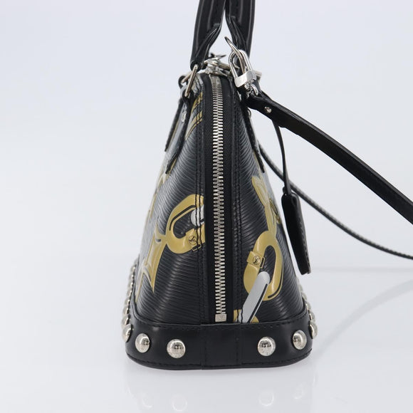 LOUIS VUITTON Epi Chain Alma BB Hand Bag Black M42482 LV Auth 209587SAM