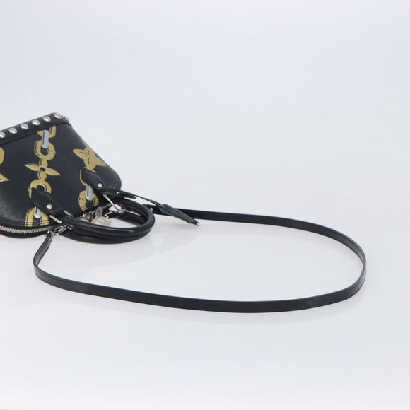 LOUIS VUITTON Epi Chain Alma BB Hand Bag Black M42482 LV Auth 209587SAM