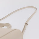 CELINE Hand Bag Leather 2way Black Silver Auth 209590A-10