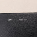 CELINE Hand Bag Leather 2way Black Silver Auth 209590A-17