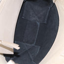CELINE Hand Bag Leather 2way Black Silver Auth 209590A-19