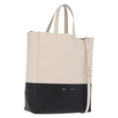CELINE Hand Bag Leather 2way Black Silver Auth 209590A-1