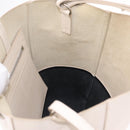 CELINE Hand Bag Leather 2way Black Silver Auth 209590A-20