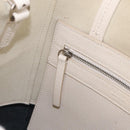 CELINE Hand Bag Leather 2way Black Silver Auth 209590A-22
