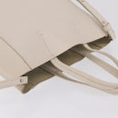 CELINE Hand Bag Leather 2way Black Silver Auth 209590A-6