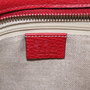GUCCI GG Canvas Hand Bag Outlet 2way Beige Gold Tone 449241 Auth 209591A-20