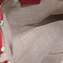 GUCCI GG Canvas Hand Bag Outlet 2way Beige Gold Tone 449241 Auth 209591A-21