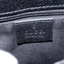 GUCCI GG Canvas Waist Bag Black Silver 131236 Auth 209592A-18