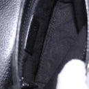 GUCCI GG Canvas Waist Bag Black Silver 131236 Auth 209592A-19