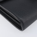 GUCCI Dionysus Chain Shoulder Bag Leather Black Silver 401231 Auth 209594V-12