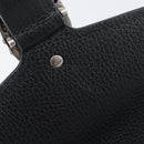 GUCCI Dionysus Chain Shoulder Bag Leather Black Silver 401231 Auth 209594V-17