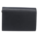 GUCCI Dionysus Chain Shoulder Bag Leather Black Silver 401231 Auth 209594V-3
