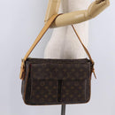 LOUIS VUITTON Monogram Viva Cite GM Shoulder Bag M51163 LV Auth 209595V-27