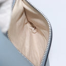 LOEWE Puzzle Bag Shoulder Bag Leather 2way Light Blue Silver Auth 209596M-30