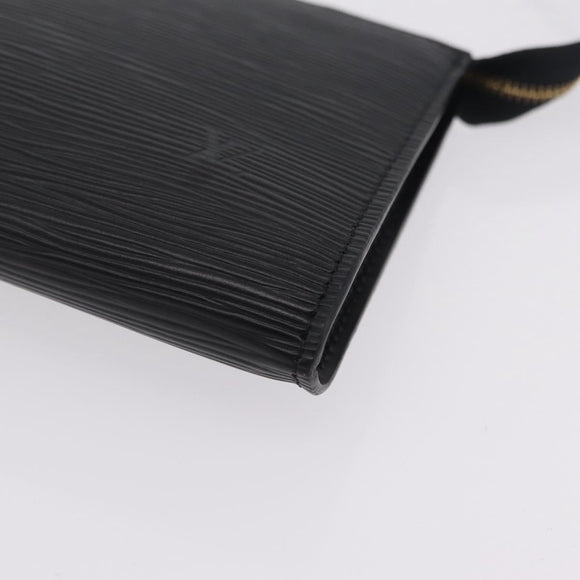 LOUIS VUITTON Epi Pochette Accessoires Accessory Pouch Black M52982 Auth 209597A