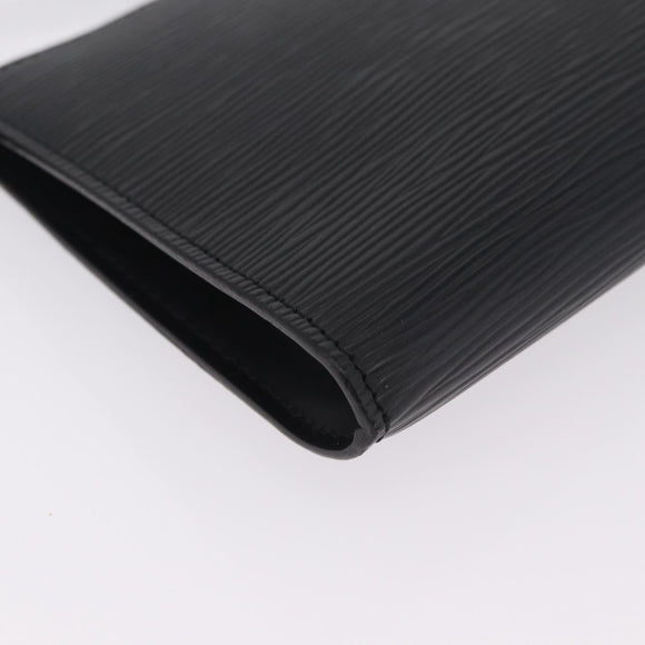 LOUIS VUITTON Epi Pochette Accessoires Accessory Pouch Black M52982 Auth 209597A