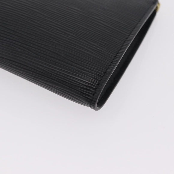 LOUIS VUITTON Epi Pochette Accessoires Accessory Pouch Black M52982 Auth 209597A