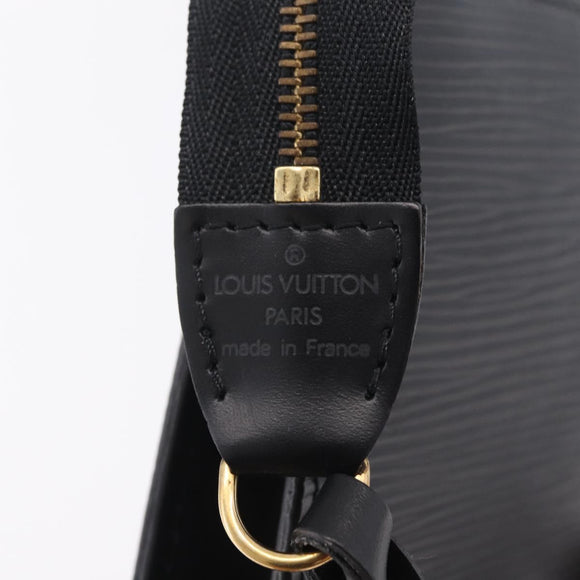 LOUIS VUITTON Epi Pochette Accessoires Accessory Pouch Black M52982 Auth 209597A