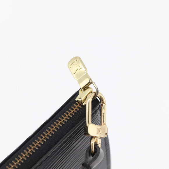LOUIS VUITTON Epi Pochette Accessoires Accessory Pouch Black M52982 Auth 209597A