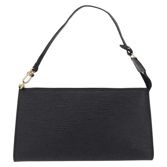 LOUIS VUITTON Epi Pochette Accessoires Accessory Pouch Black M52982 Auth 209597A