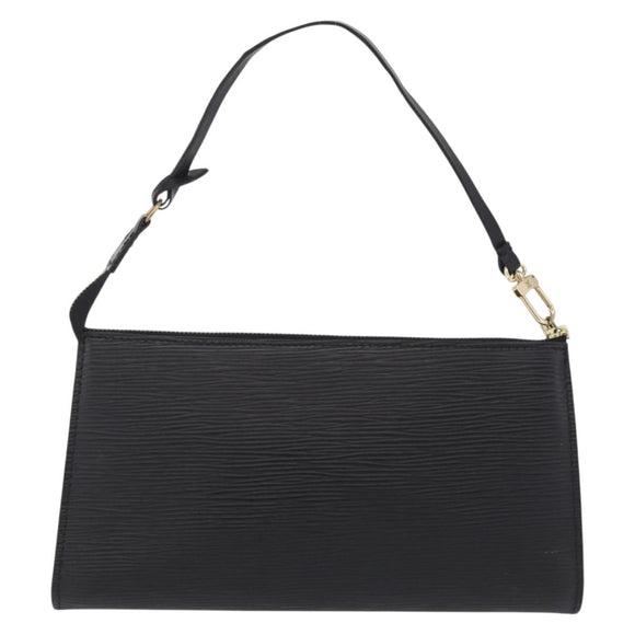 LOUIS VUITTON Epi Pochette Accessoires Accessory Pouch Black M52982 Auth 209597A
