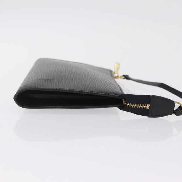 LOUIS VUITTON Epi Pochette Accessoires Accessory Pouch Black M52982 Auth 209597A