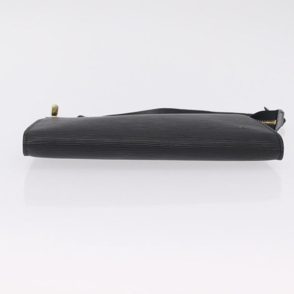 LOUIS VUITTON Epi Pochette Accessoires Accessory Pouch Black M52982 Auth 209597A