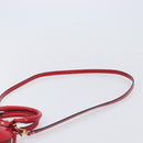 LOUIS VUITTON Monogram Vernis Alma BB Hand Bag Red Slys M90174 LV Auth 209599V-10