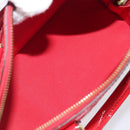 LOUIS VUITTON Monogram Vernis Alma BB Hand Bag Red Slys M90174 LV Auth 209599V-22