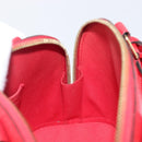 LOUIS VUITTON Monogram Vernis Alma BB Hand Bag Red Slys M90174 LV Auth 209599V-23