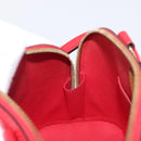 LOUIS VUITTON Monogram Vernis Alma BB Hand Bag Red Slys M90174 LV Auth 209599V-24