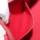 LOUIS VUITTON Monogram Vernis Alma BB Hand Bag Red Slys M90174 LV Auth 209599V-25