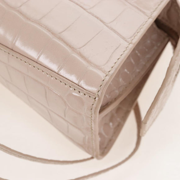 Balenciaga Neo City Bag Mini Hand Bag Leather 2way Pink 639527 Auth 209600SAM